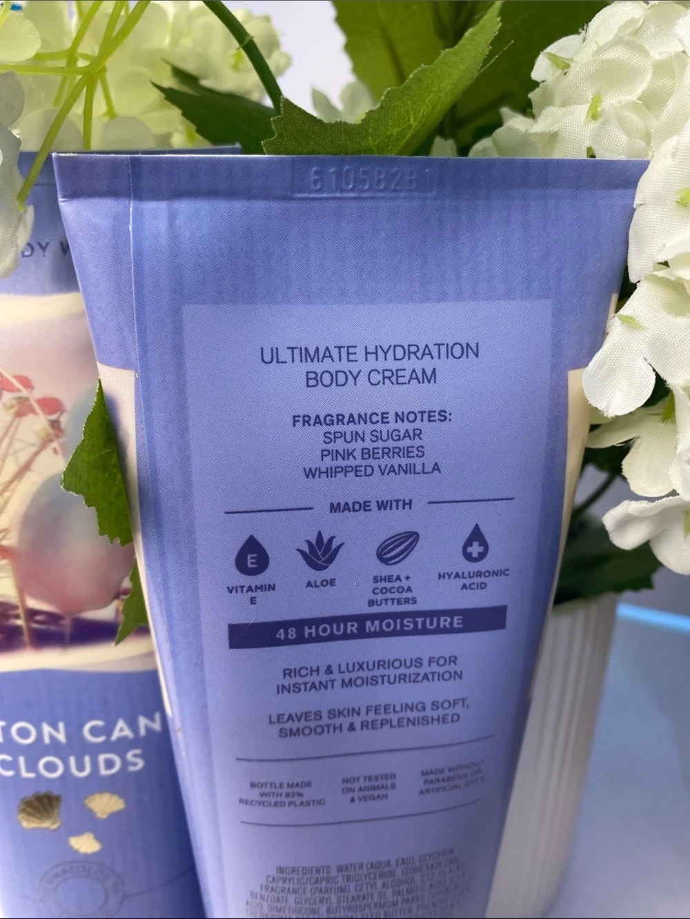 “Cotton Candy Clouds” Bath & Body Works New 2- Pc Body Cream Set